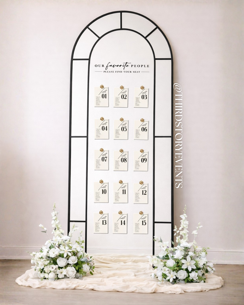 Mirror Seating Chart [SIGNAGE KIT]