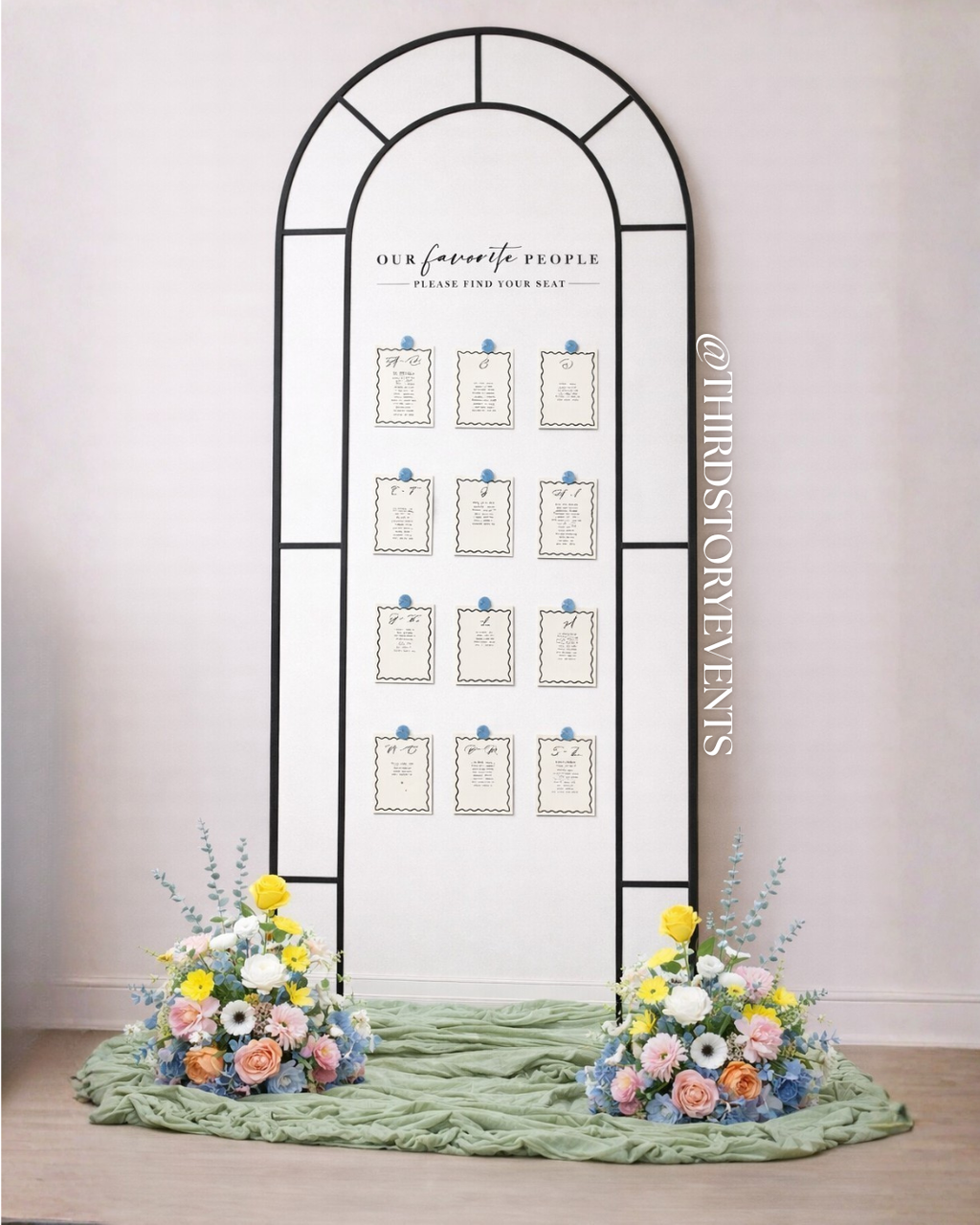Mirror Seating Chart [SIGNAGE KIT]