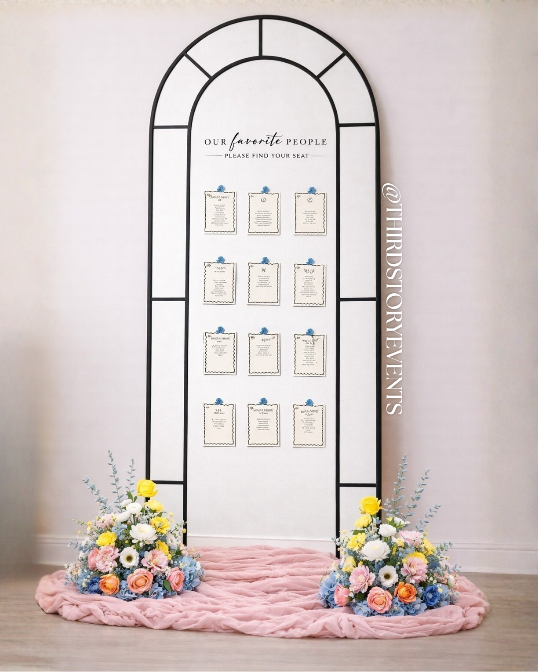Mirror Seating Chart [SIGNAGE KIT]