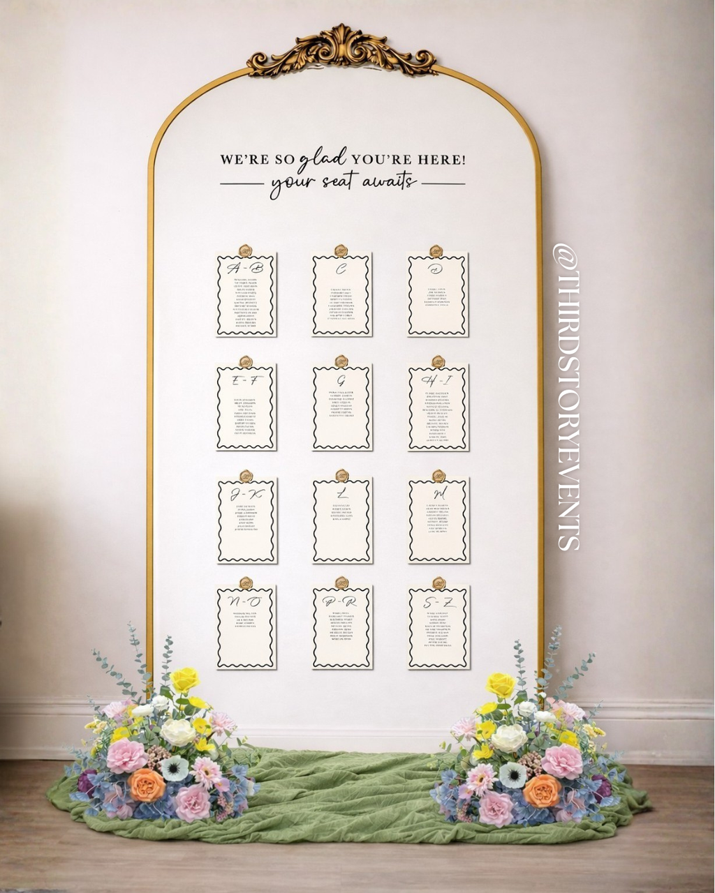 Mirror Seating Chart [SIGNAGE KIT]