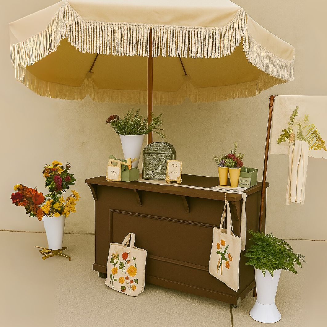 DIY FLOWER PRINT BAR