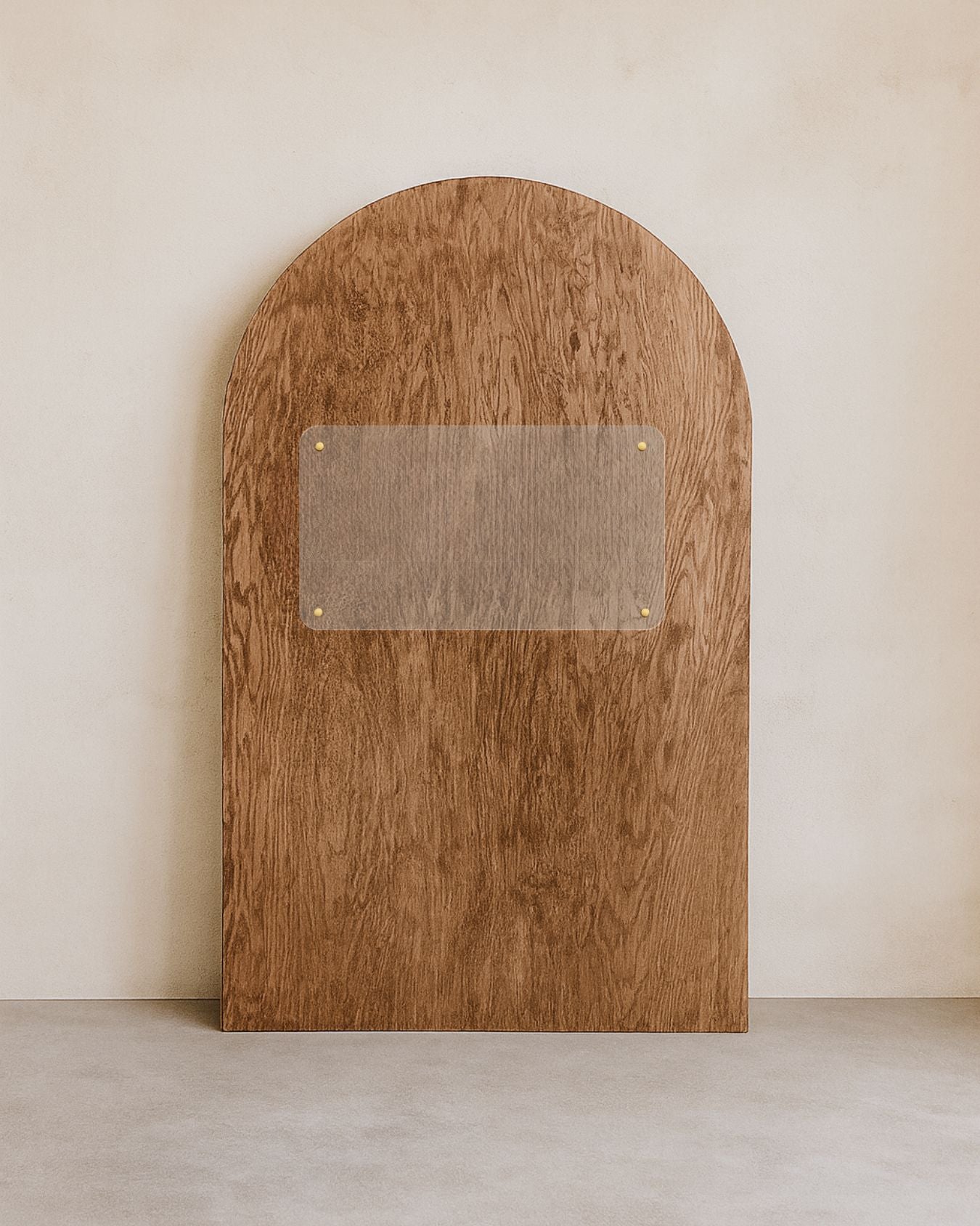 Arched Wood Grain Backdrop