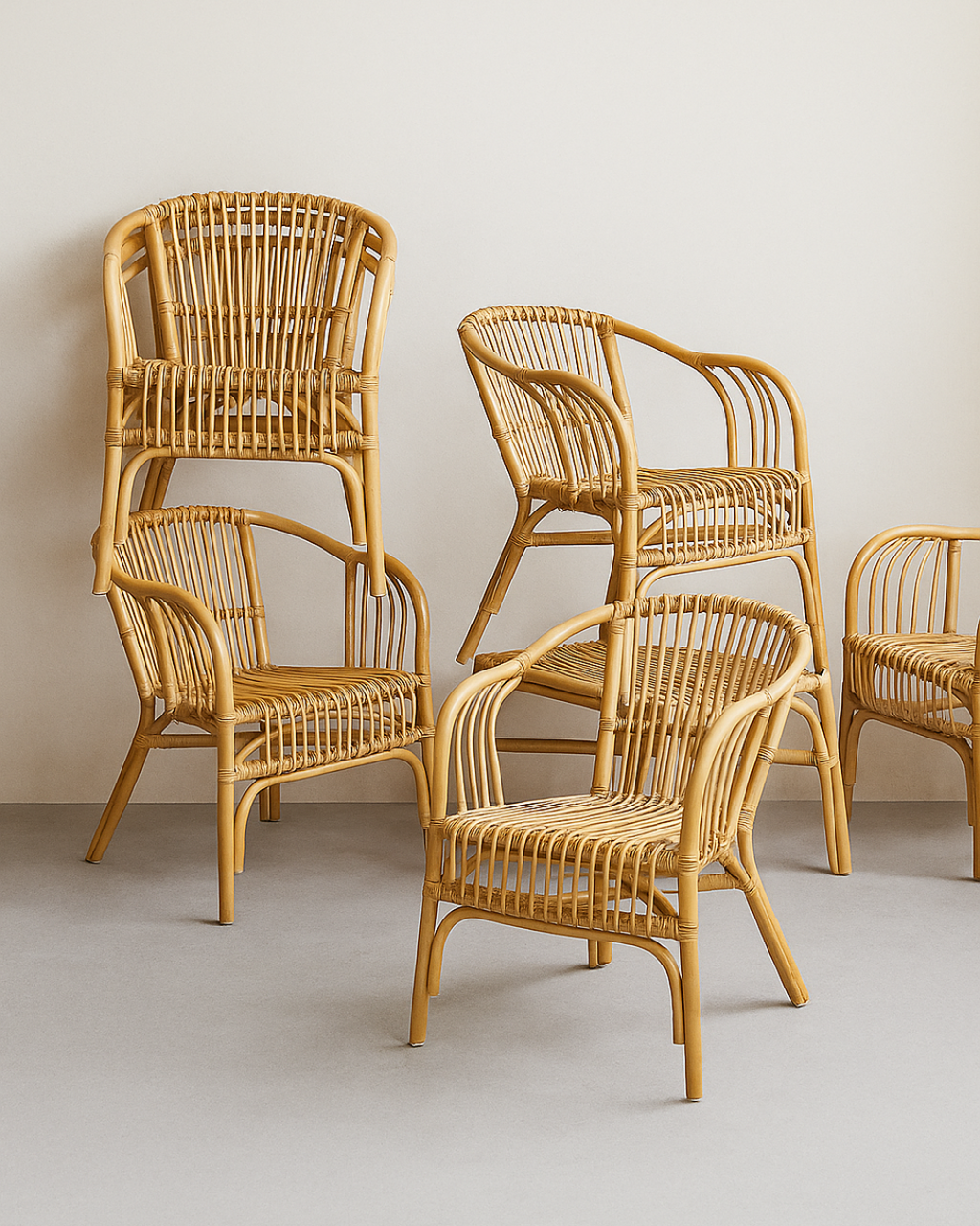 Willow Rattan Chairs [8]